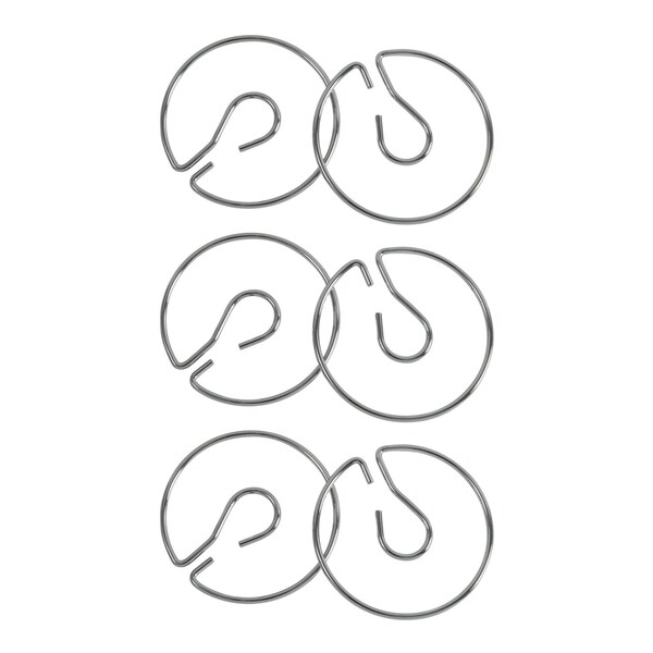 Chart Stand Rings, PK6